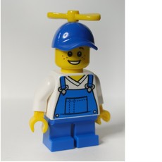 Billy McCloud - Blue Overalls, Blue Cap with Yellow Propeller (fig-010565)