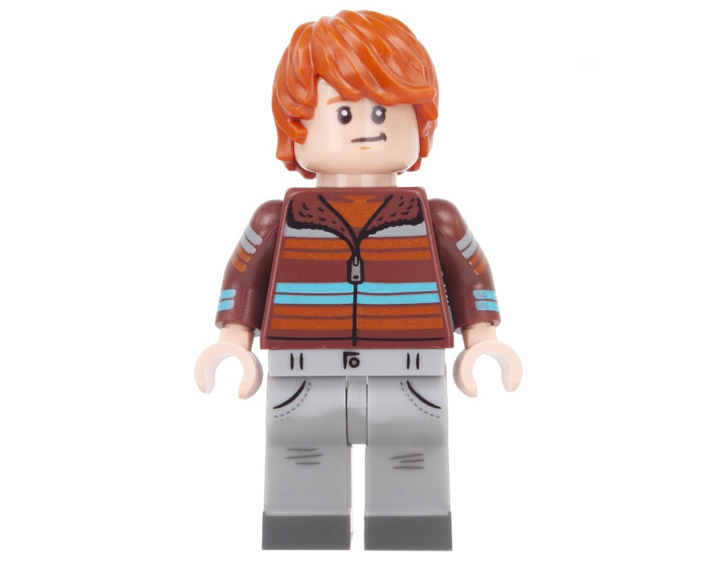 LEGO Set fig-010593 Ron Weasley, Reddish Brown Sweater, Light Bluish ...