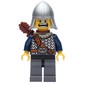 Knight, Archer with Metallic Silver Helmet, Dark Bluish Grey Legs, and Quiver