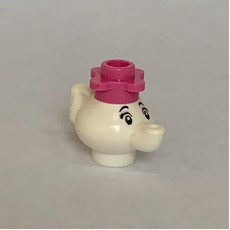 Mrs. Potts, Dark Pink Lid (fig-010626)