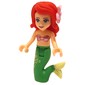 Ariel - Mermaid Form, Pink Top, Flower