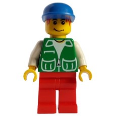 Green Torso, Blue Legs, Red Cap (fig-010648)