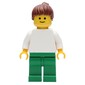 White Torso, Green Legs, Reddish Brown Hair, Female