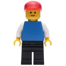 Blue Torso, Black Legs, Red Cap (fig-010650)