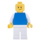 Blue Torso, White Legs