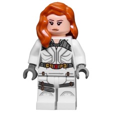Black Widow, White Jumpsuit, Dark Bluish Gray Hands (fig-010689)