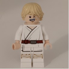 Luke Skywalker, White Robe, Blue Milk Mouth (fig-010697)