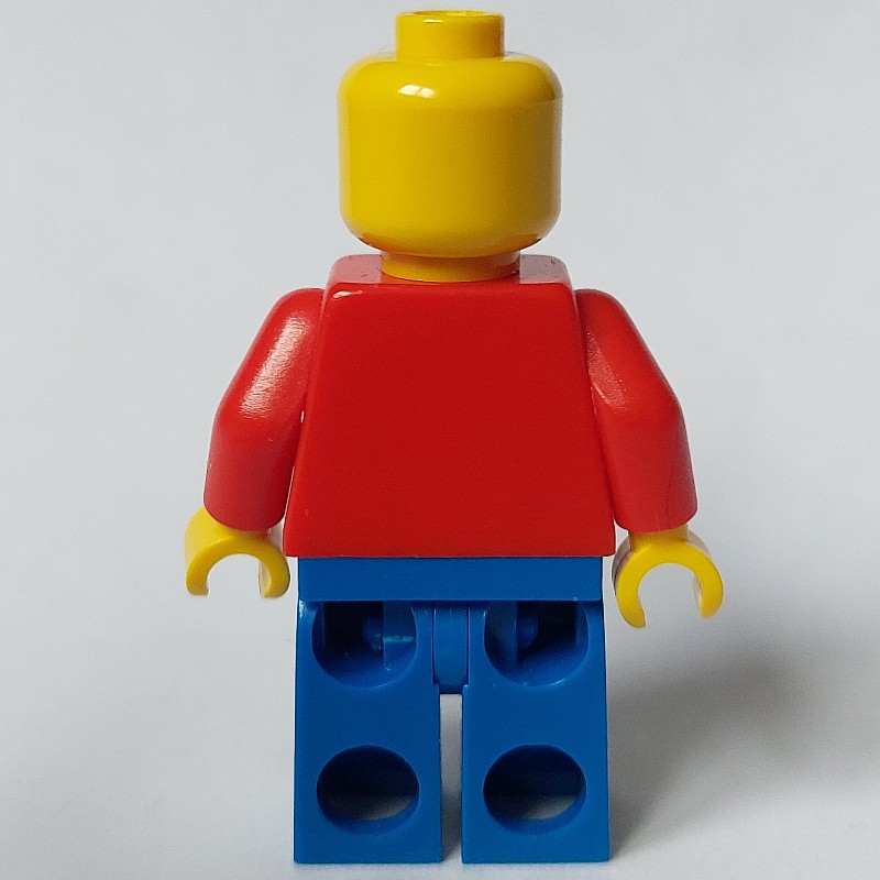 LEGO Set fig-010744 Red Torso, Blue Legs, Smile (2020 Gear ...