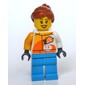 Woman, Vita Rush Jacket, Dark Azure Legs, Dark Orange Hair