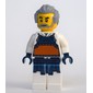 Man, Kendo Armor, Light Bluish Gray Hair and Beard