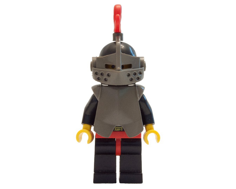 Lego Set Fig-010802 Knight (breastplate On Black) - Black Legs, Armor 