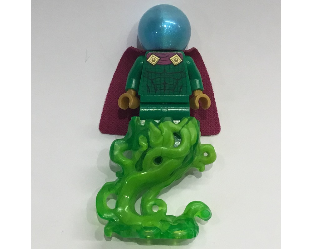 LEGO Set fig-010829 Mysterio, Green Outfit, Green Energy Cloud (2021 Super Heroes Marvel) | - Build with