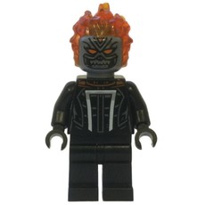 Ghost Rider, Flat Silver Head (fig-010833)