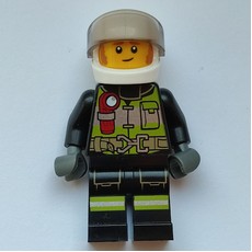 Clemmons, White Helmet with Visor (fig-010836)
