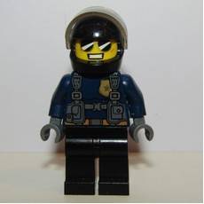 Duke DeTain, Black Helmet with Visor (fig-010848)