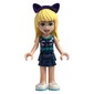 Stephanie - Dark Turquoise Top, Dark Blue Skirt, Dark Purple Cat Ears