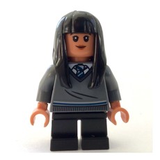 Cho Chang - Dark Bluish Grey Sweater, Black Legs, Rubber Hair (fig-010872)