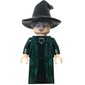 Professor Minerva McGonagall, Dark Green Robe, Black Hat with Dark Tan Hair, Azure Circle Symbols