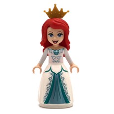 Ariel - Human Form, White Dress, Crown (fig-010890)