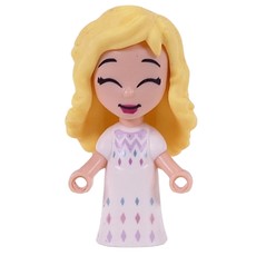 Elsa - Microdoll, White Dress, Loose Hair (fig-010897)