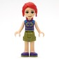 Mia - Dark Purple Top, Olive Green Skirt