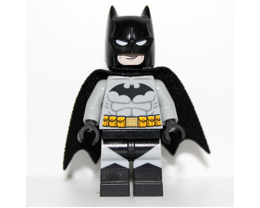 LEGO Set fig-010908 Batman, Light Bluish Gray Suit, Black Cape and 