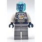 Droid - Flat Silver Torso, Legs, Trans-Light Blue Head