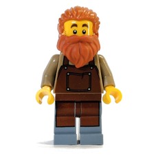 Blacksmith - Dark Tan Torso, Sand Blue legs, Dark Orange Hair and Beard (fig-010920)