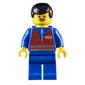 Blue Torso, Blue Legs, Black Hair, Mustache