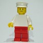 White Torso, Red Legs, White Hat