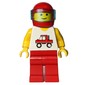 White Torso, Red Legs, Red Helmet