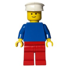 Blue Torso, Red Legs, White Cap (fig-011076)