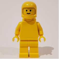 Classic Spaceman, Plain Yellow with Airtanks (3842b Helmet) (fig-011082)