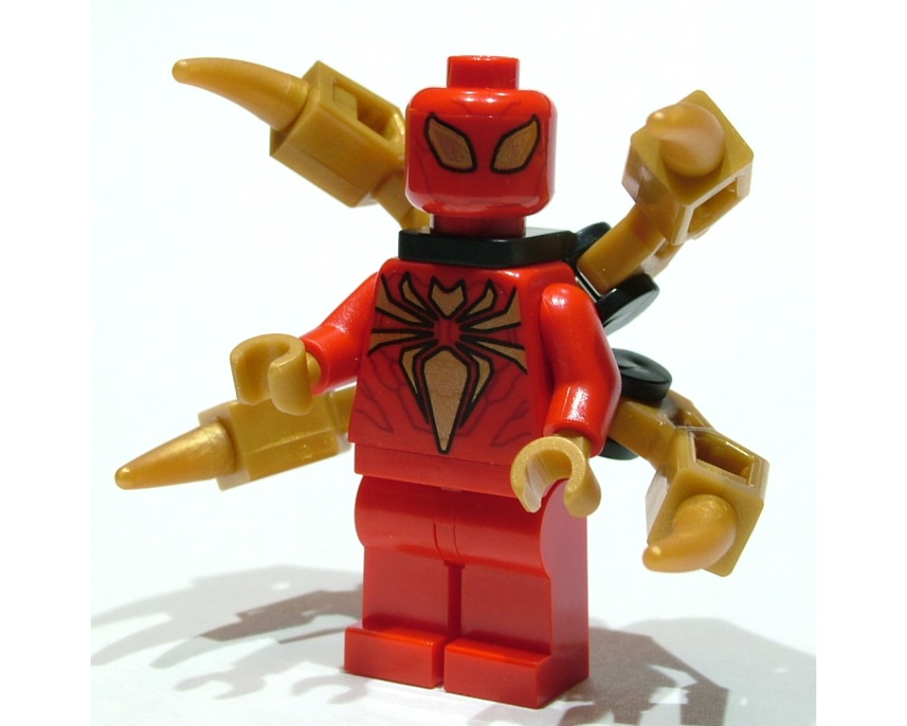 LEGO Set fig-011097 Iron Spider with Neck Bracket and Two-Piece ...