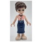 June - White Top, Dark Blue Skirt