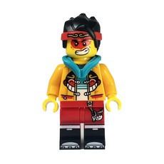 Monkie Kid, Dark Turquoise Hood, Red Eye Make-up (fig-011141)
