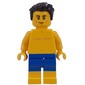 Yellow Torso, Blue/Yellow Legs, Black Hair