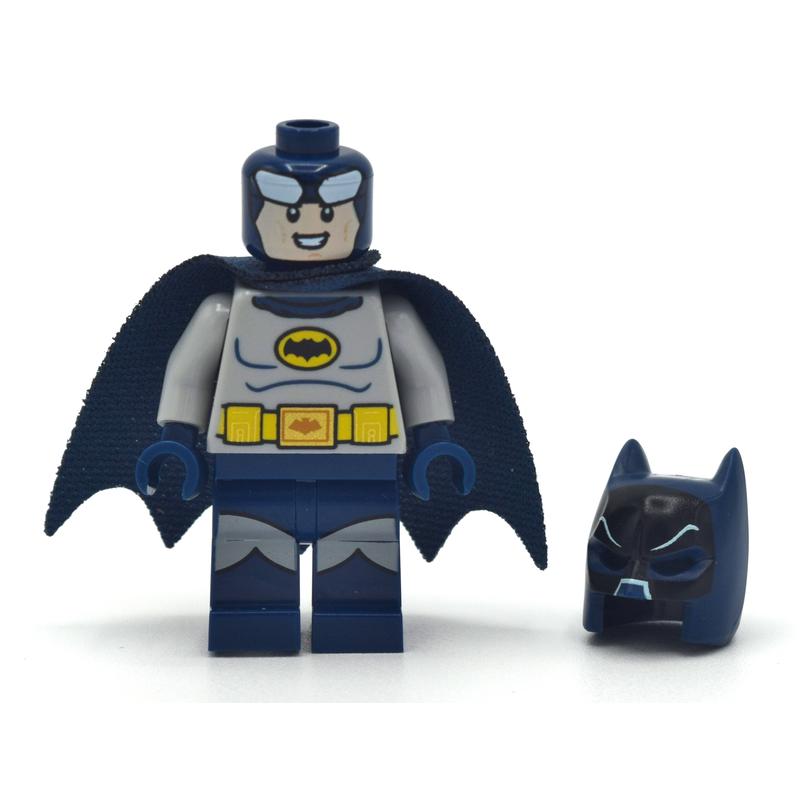 LEGO Set fig-011236 Batman, Light Bluish Gray Suit, Dark Blue Cape and Cowl  (60's TV Series) (2021 Super Heroes DC) | Rebrickable - Build with LEGO