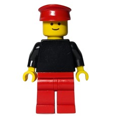 Black Torso, Red Legs, Red Hat (fig-011239)
