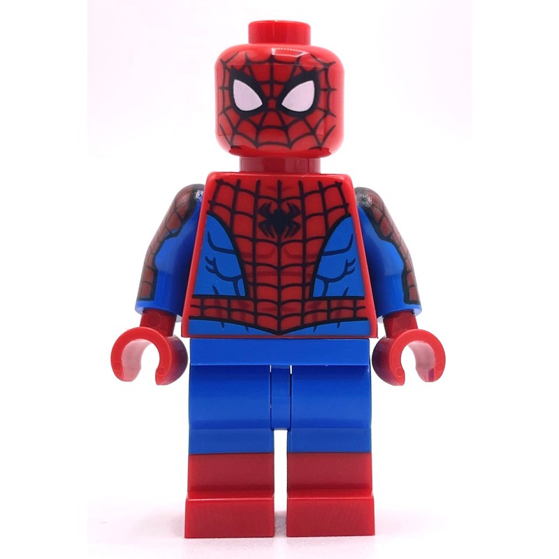 LEGO Set fig-011242 Spider-Man, Printed Arms, Red Boots (2021