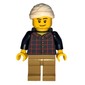 Charlie Glitche, Dark Blue Torso, Dark Tan Legs, White Bandages on Head