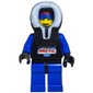 Black Torso, Blue Legs, Black Hood