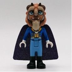 Beast, Medium Blue Legs, Dark Purple Cape, Hair Bow (fig-011340)