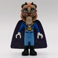 Beast, Medium Blue Legs, Dark Purple Cape, Hair Bow
