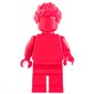 Monochrome Red with Hair