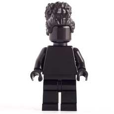 Monochrome Black with Hair (fig-011430)