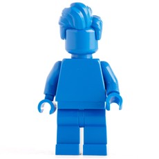 Monochrome Blue with Hair (fig-011431)