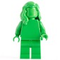 Monochrome Bright Green with Hair