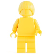 Monochrome Yellow with Hair (fig-011435)
