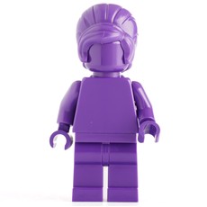Monochrome Dark Purple with Hair (fig-011436)